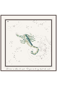 Scorpio Printed Satin Scarf