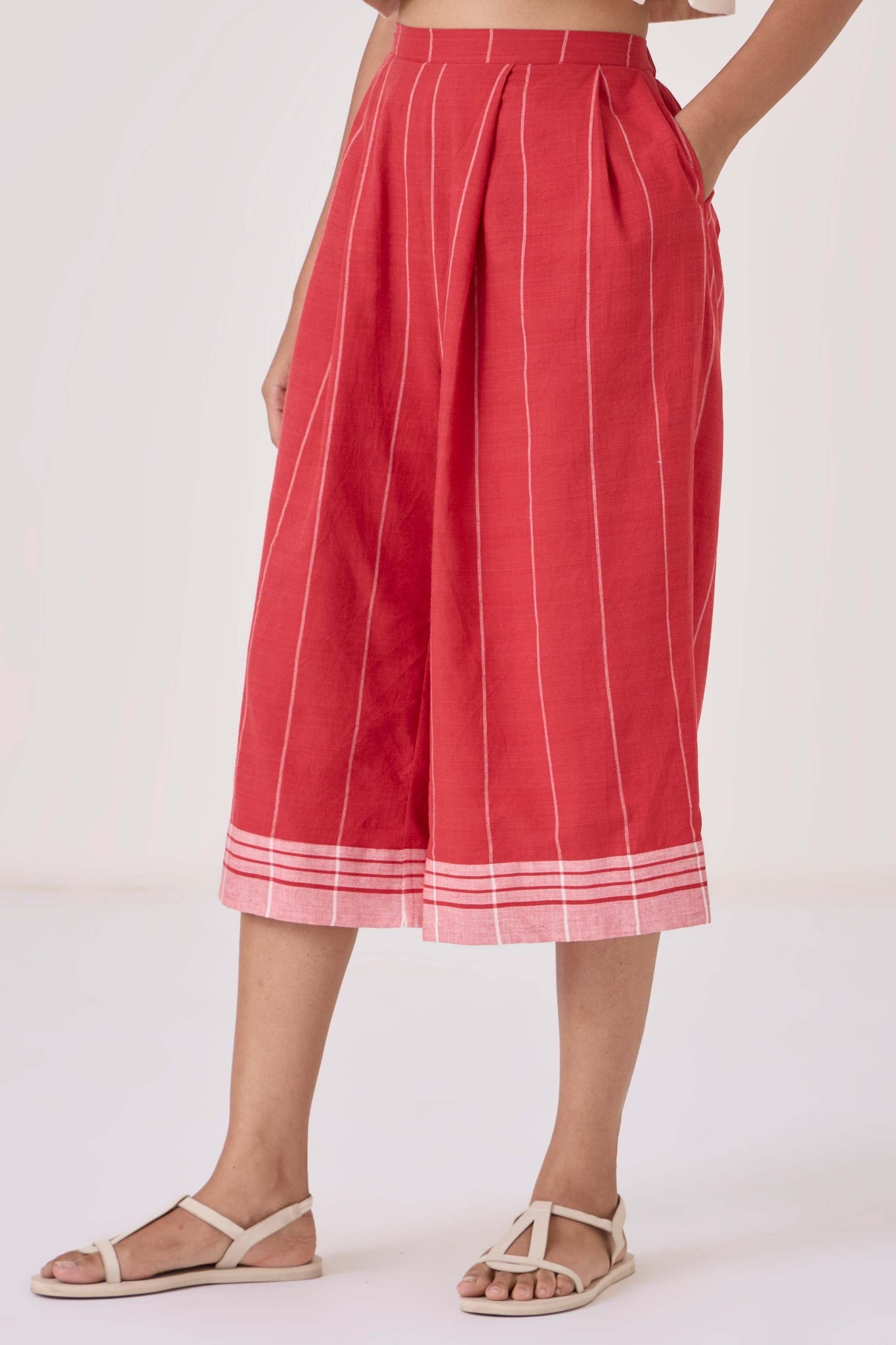 Braboune Handwoven Striped Pants