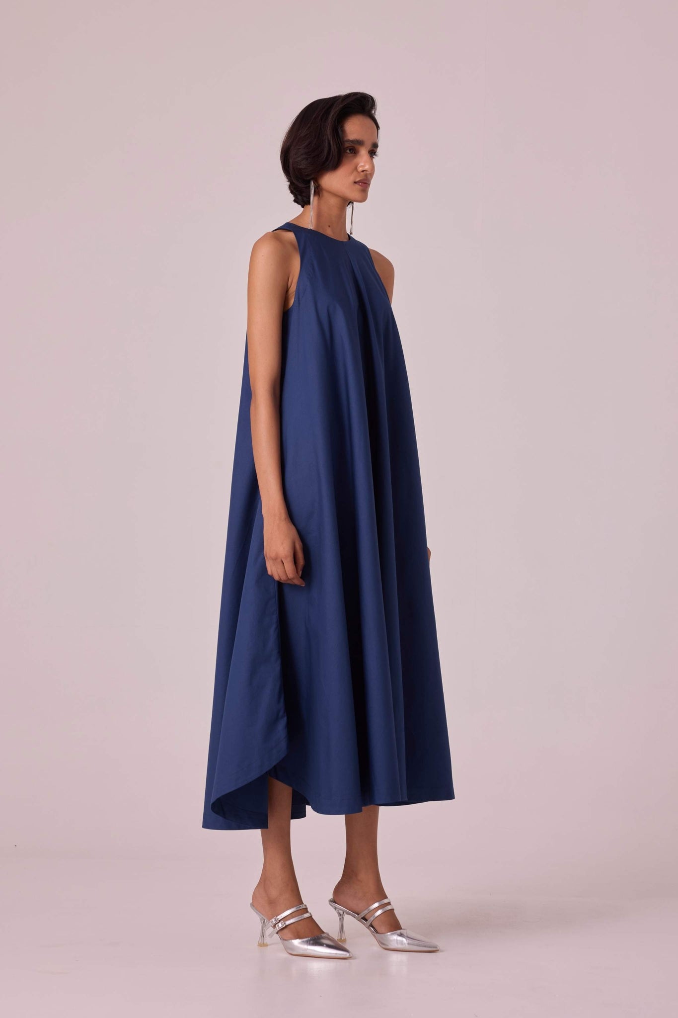 Audric Blue Midi Dress