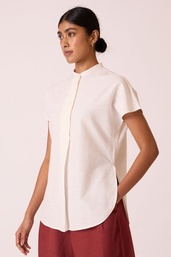 Deok Handwoven Cotton Top