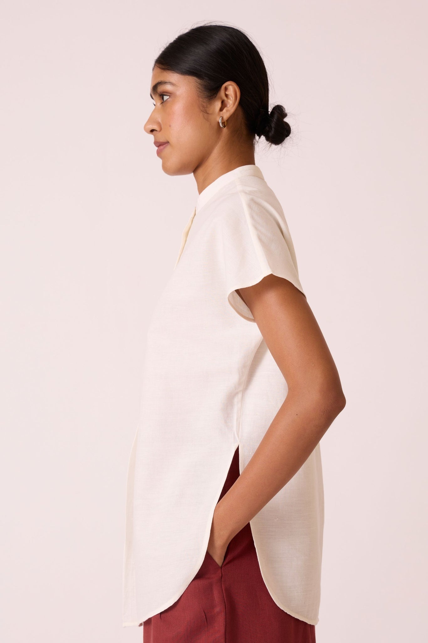 Deok Handwoven Cotton Top