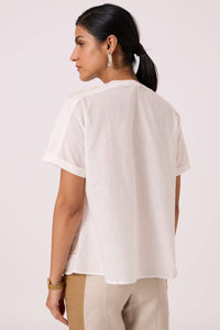 Garcia Handwoven Embroidered Top