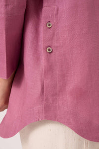 Macondo Lilac Linen Top