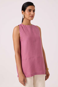 Eyre Lilac Linen Top