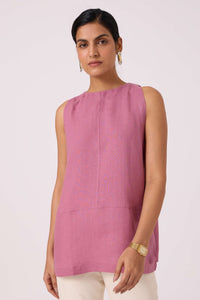 Eyre Lilac Linen Top