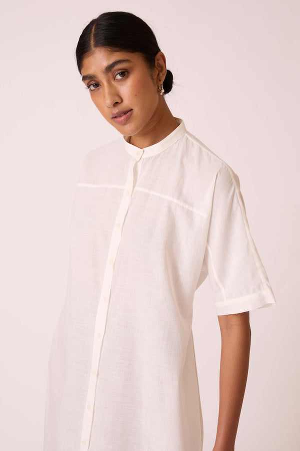 Viktor Off white Cotton Tunic