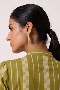 Wilde Green Striped Ikat Shirt