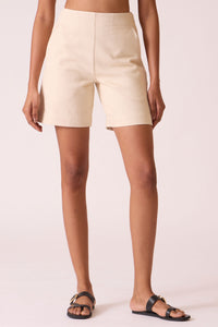 Huruka Handwoven Denim Shorts