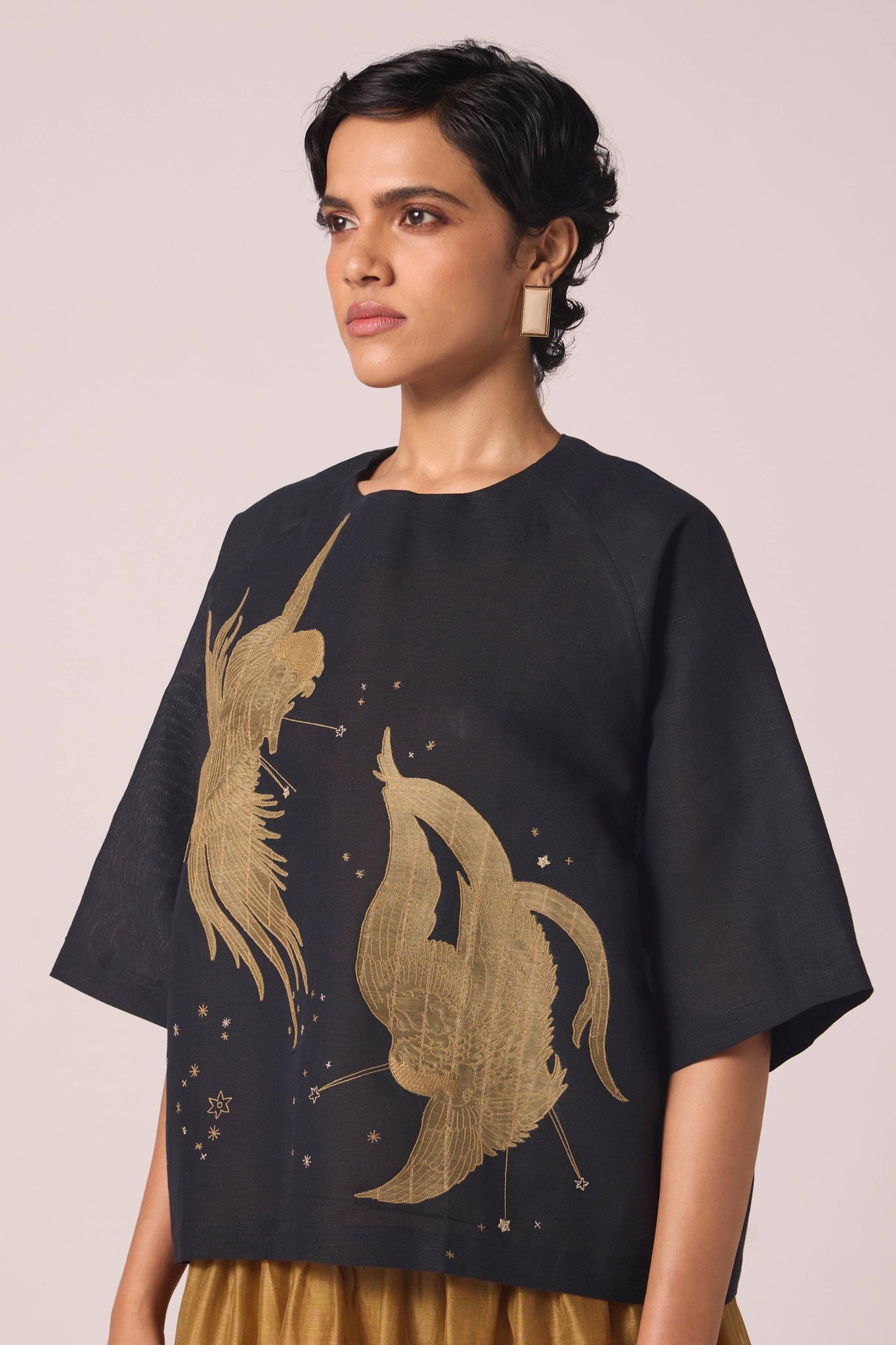 Roma Embroidered Handwoven Top