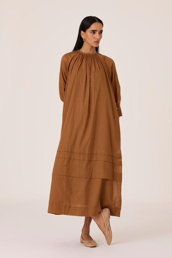 Fares Brown Dress