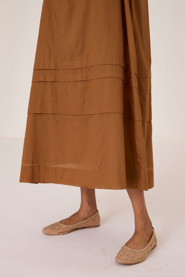 Fares Brown Dress