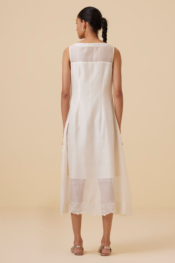 Reyah Handwoven Embroidered Dress