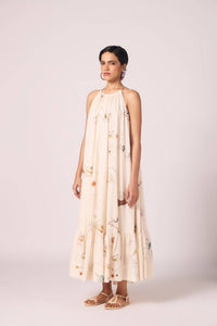 Naiara Zodiac Print Maxi Dress