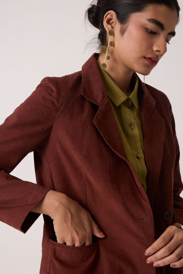 Nellie Brown Corduroy Jacket Set