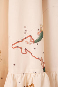 Naiara Zodiac Print Maxi Dress