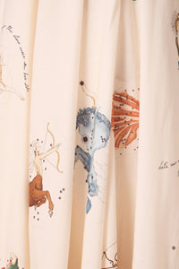 Naiara Zodiac Print Maxi Dress