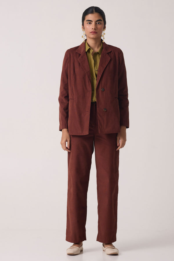 Nellie Brown Corduroy Jacket Set