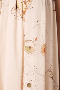 Naiara Zodiac Print Maxi Dress