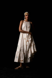 Naiara Zodiac Print Maxi Dress