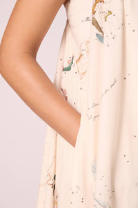 Naiara Zodiac Print Maxi Dress