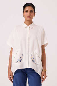 Sibyl Handwoven Embroidered Shirt
