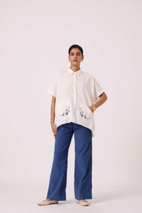 Sibyl Handwoven Embroidered Shirt