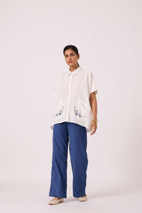 Sibyl Handwoven Embroidered Shirt