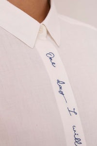 Kerouac Handwoven Embroidered Shirt