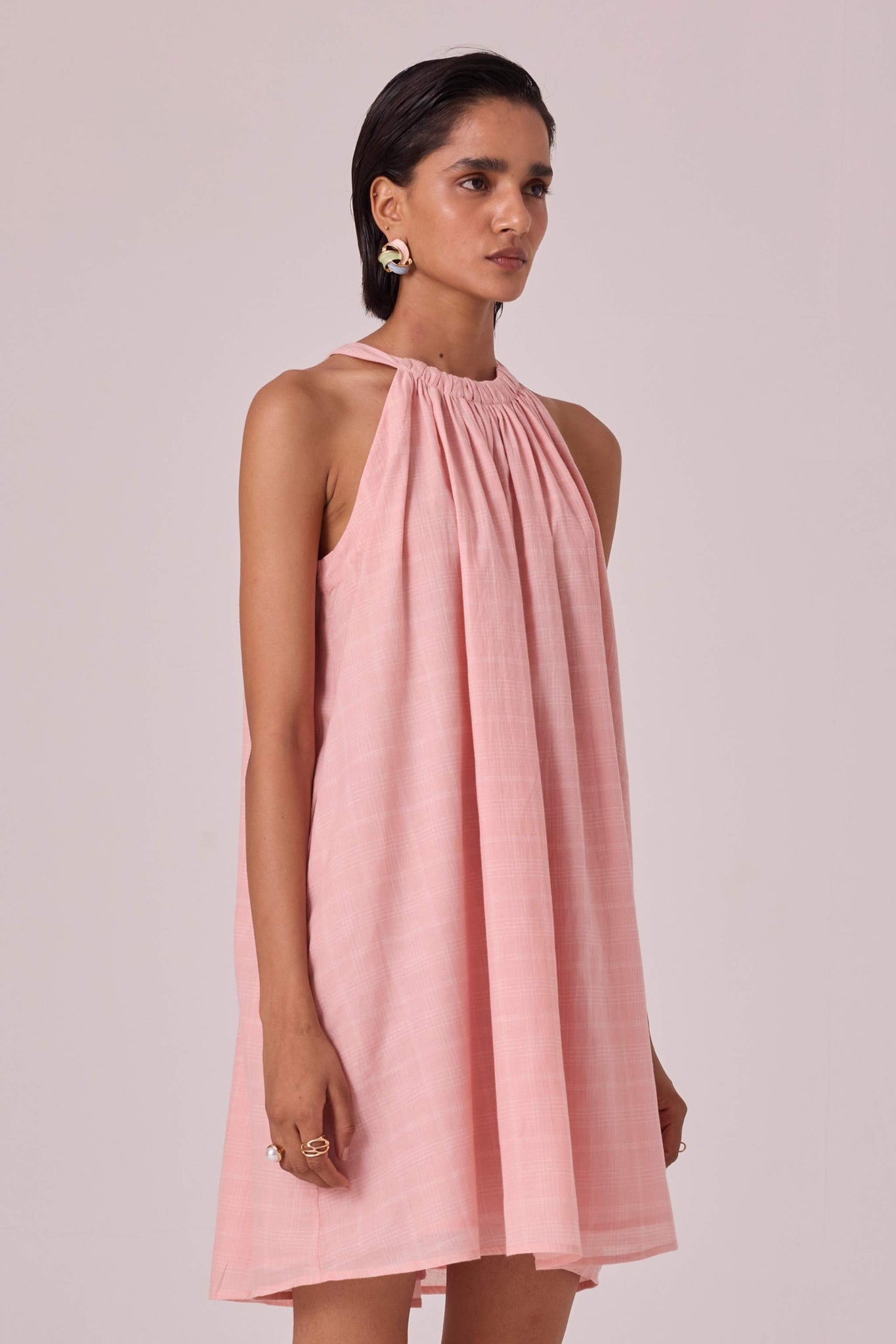 Chica Pink Handwoven Dress