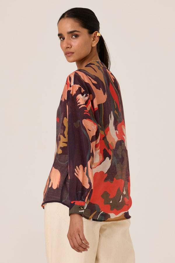 Arwa Rivulet Print Shirt