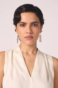 Lumas Off White Silk Top