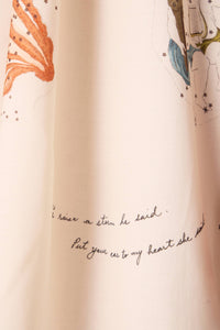 Chica Zodiac Print Cotton Dress