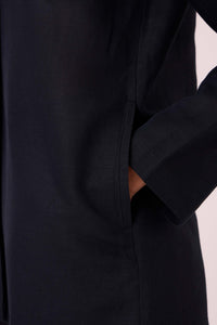 Darcy Black Linen Jacket