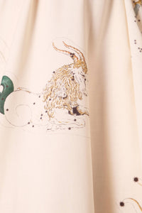 Chica Zodiac Print Cotton Dress