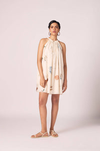 Chica Zodiac Print Cotton Dress