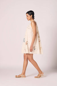 Chica Zodiac Print Cotton Dress