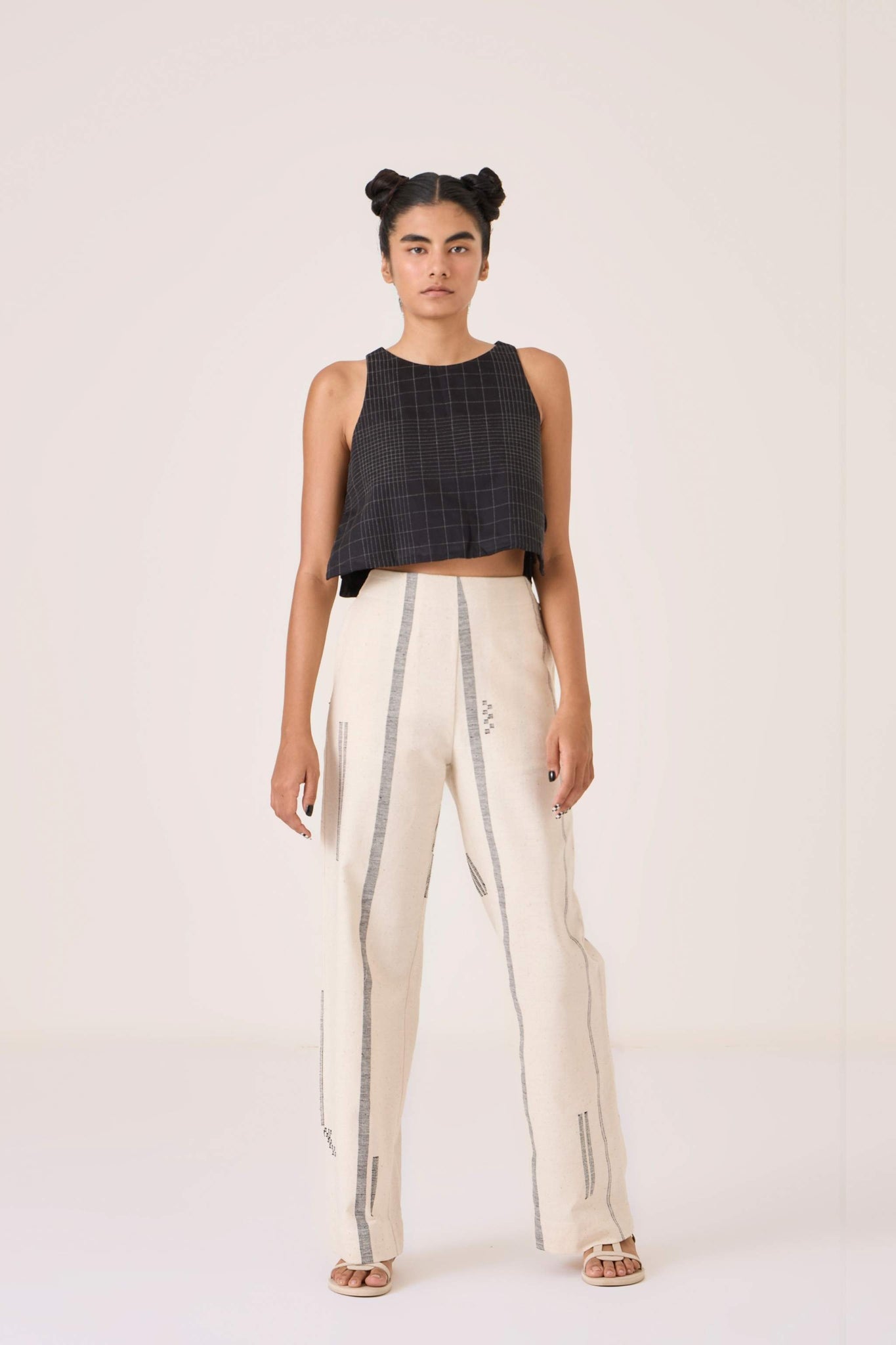 Yacine Handwoven Cotton Pants