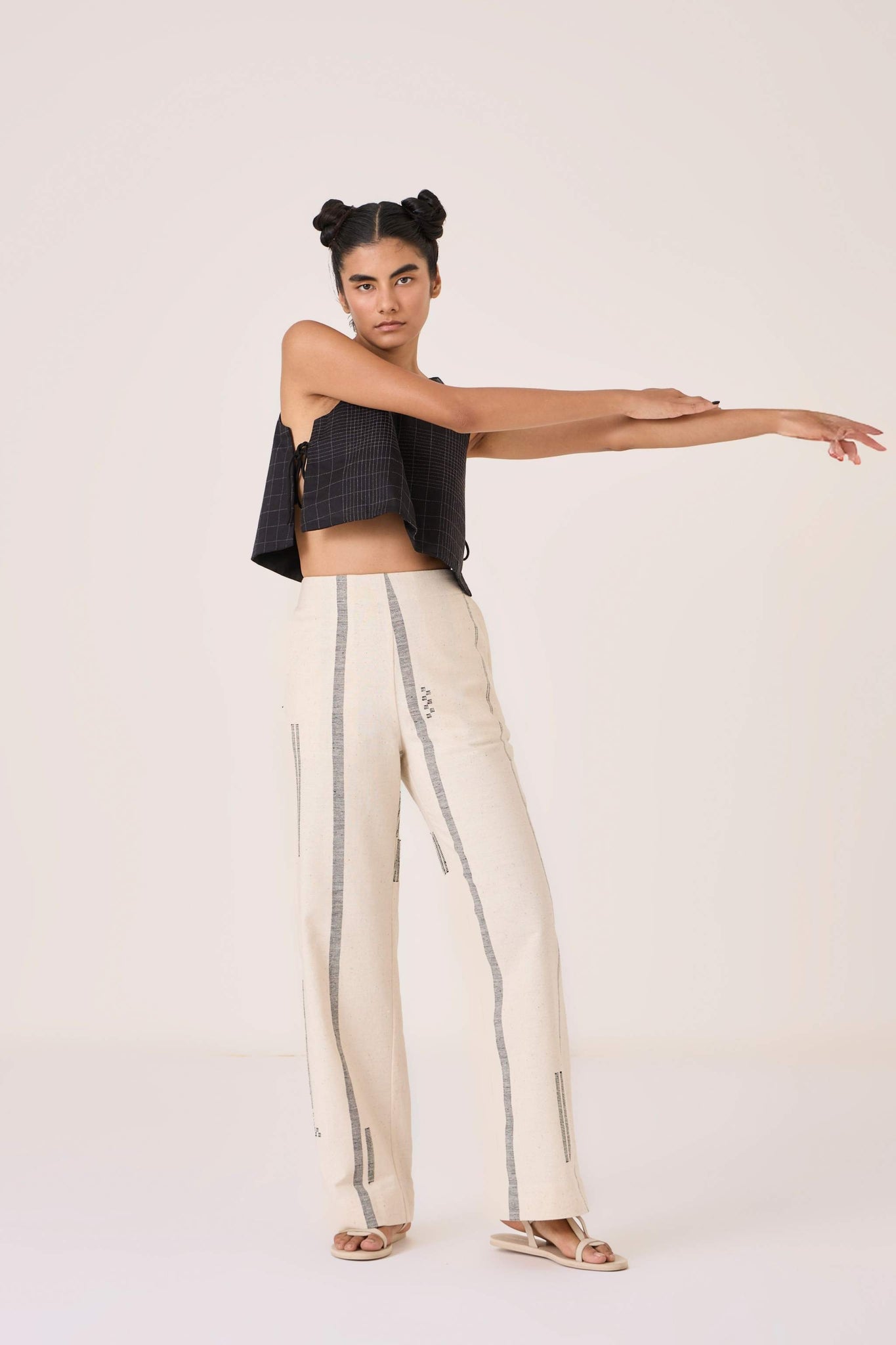 Yacine Handwoven Cotton Pants