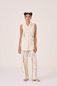 Yacine Handwoven Wrap Top