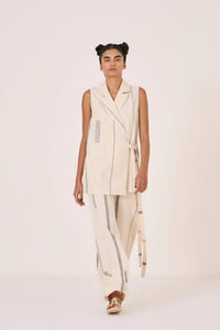 Yacine Handwoven Wrap Top