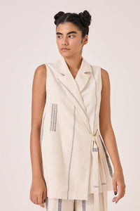 Yacine Handwoven Wrap Top