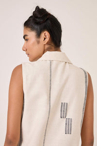 Yacine Handwoven Wrap Top