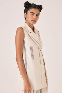 Yacine Handwoven Wrap Top