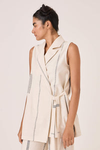 Yacine Handwoven Wrap Top