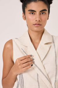 Yacine Handwoven Wrap Top