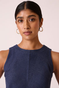 Yani Handloom Denim Dress