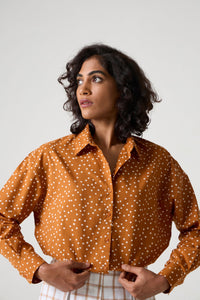 Kwan Caramel Polka Shirt
