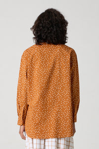 Kwan Caramel Polka Shirt