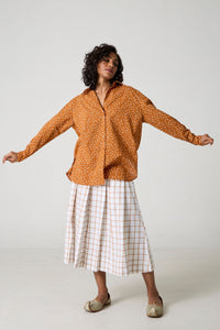 Kwan Caramel Polka Shirt