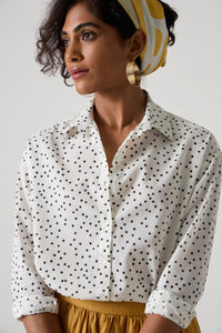 Reo Ivory Polka Shirt